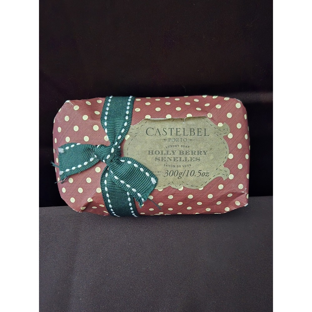 Castelbel Porto Luxury Soap. Holly Berry  Senelles Scent. Made In Portugal NEW